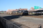 NS 8063 and 8074 take coal loads east